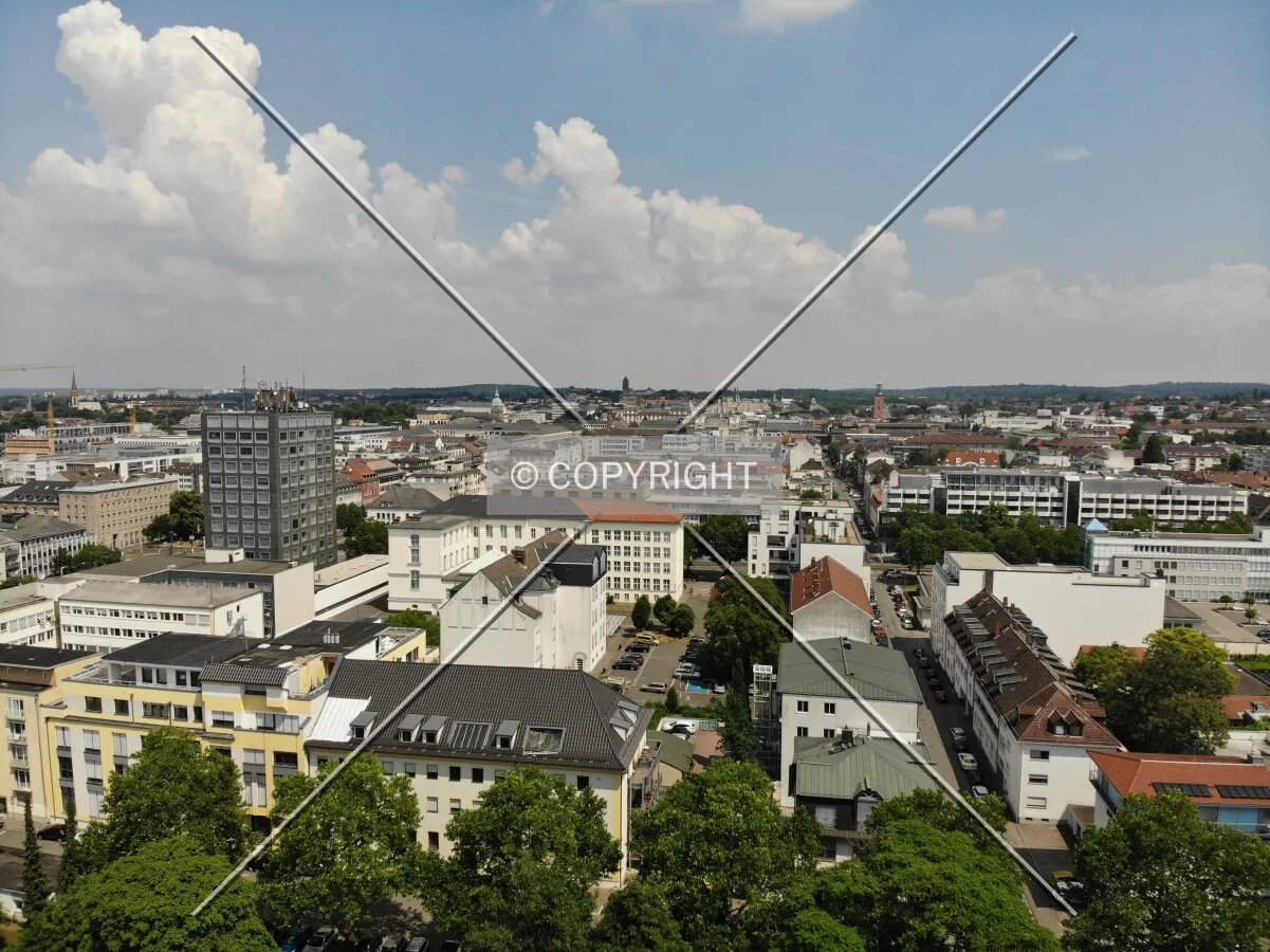 View over Darmstadt - Panorama