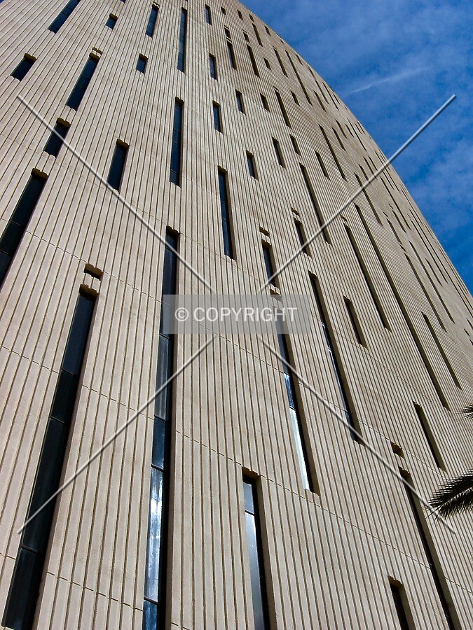 Looking up from East Osborn Road