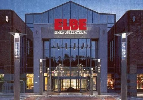 Front view of the shopping center