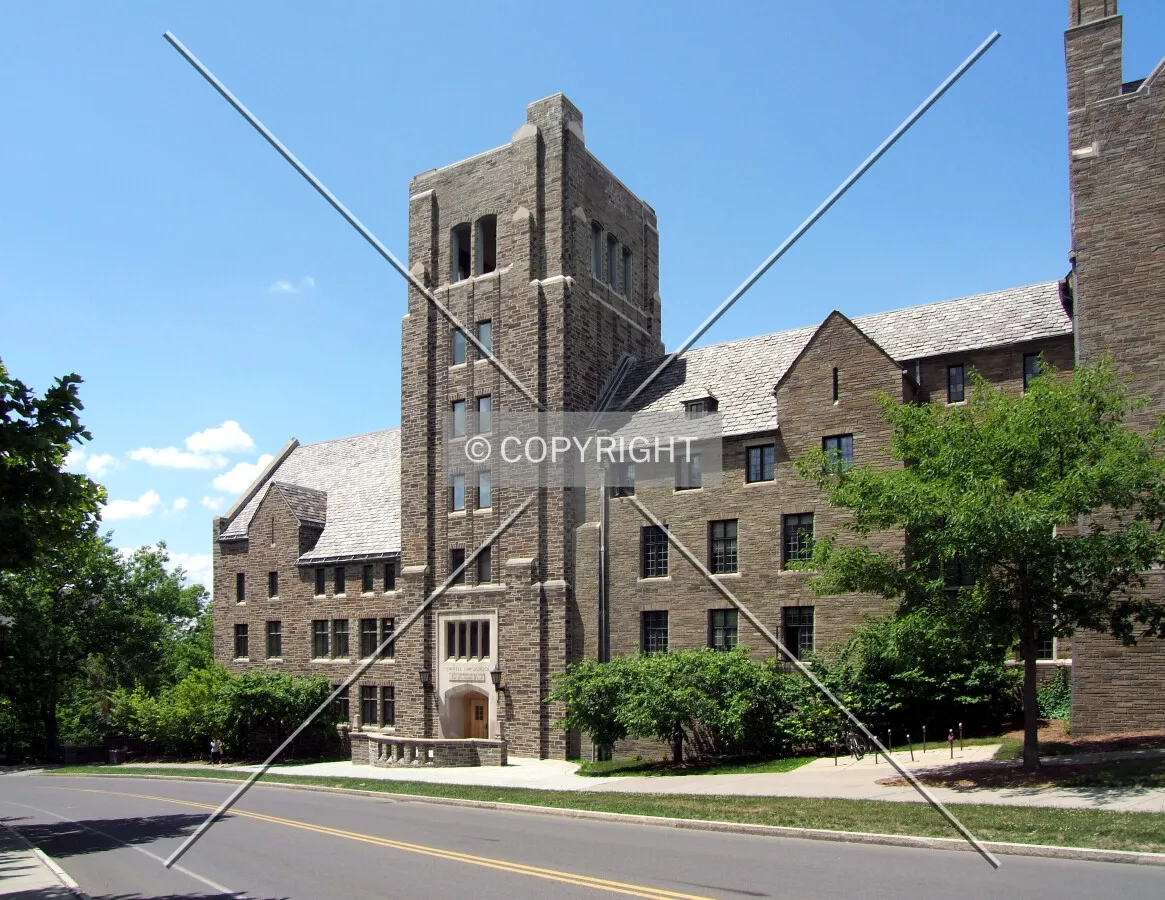 View from the northeast of the Foster Library Addition