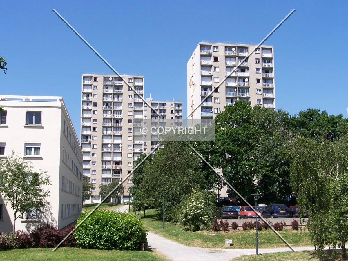 View from the east