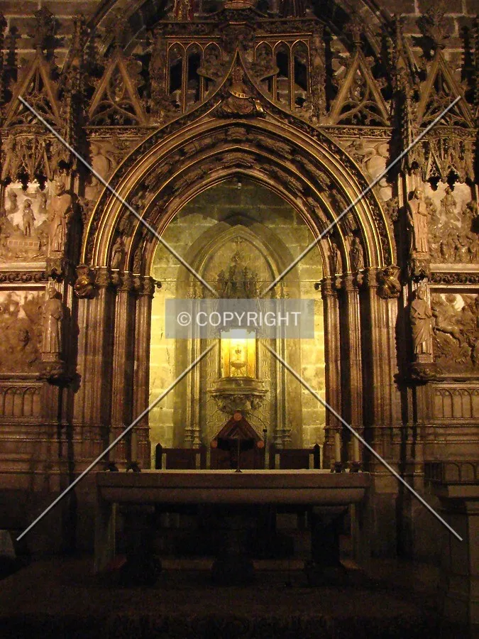 The Holy Grail in its chapel