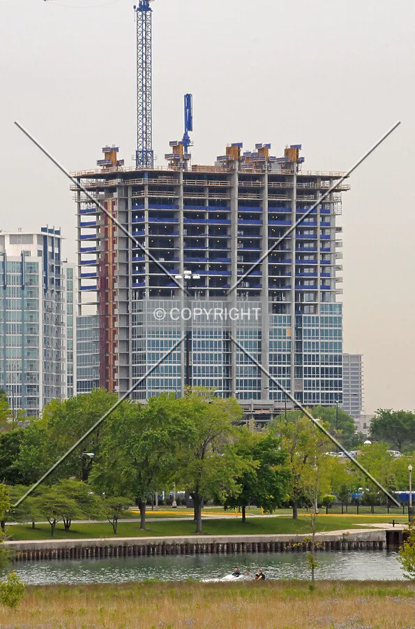 Looking northwest from Northerly Island