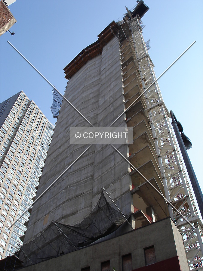 Looking up the side