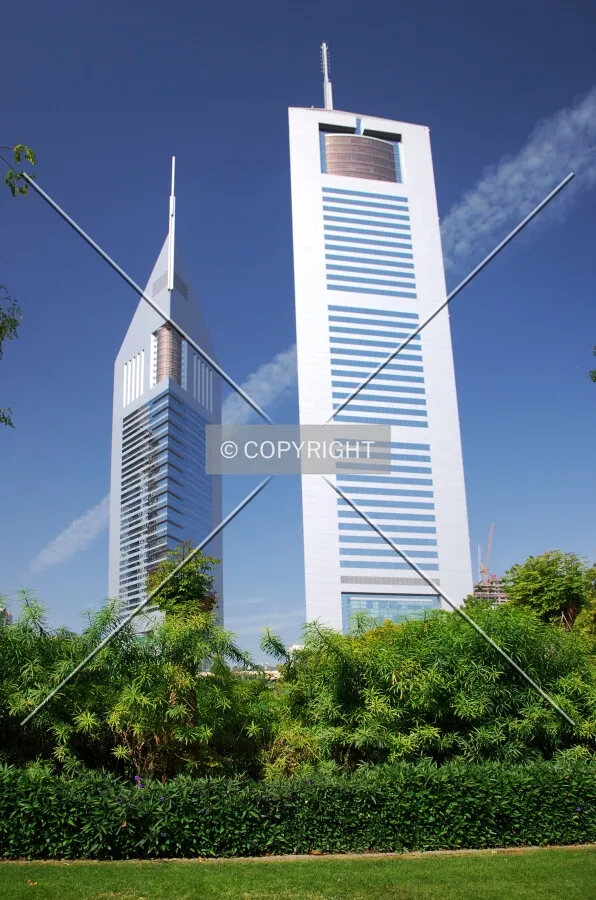 Emirates Towers viewed from 312th Road