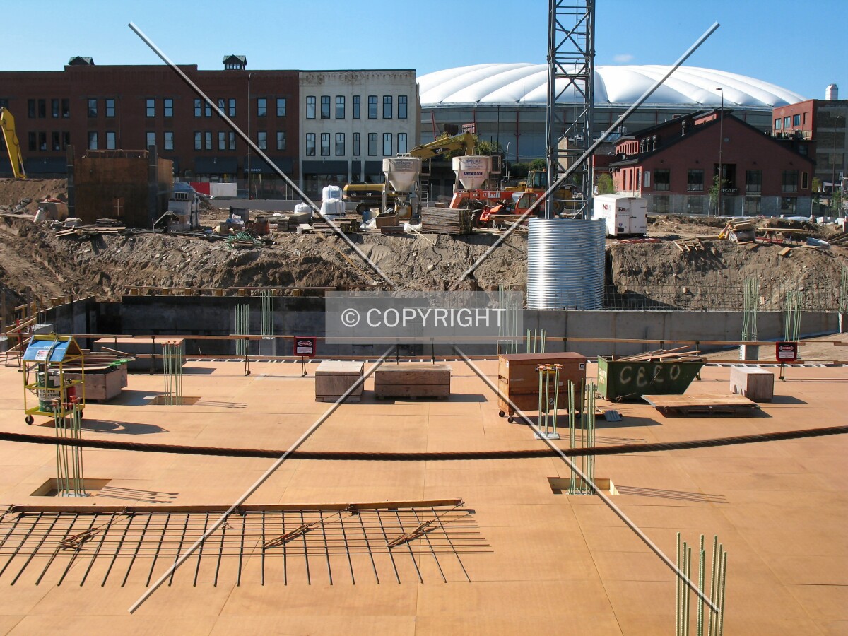 View to the south from 2nd Street South
