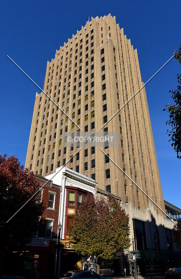 View from the southwest on Hamilton Street