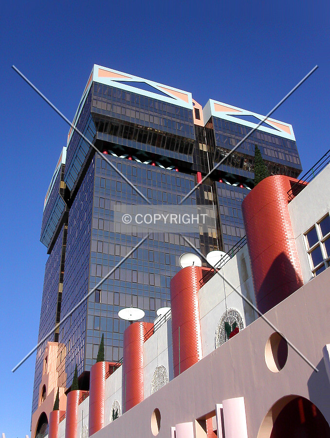 Looking up from the southern side