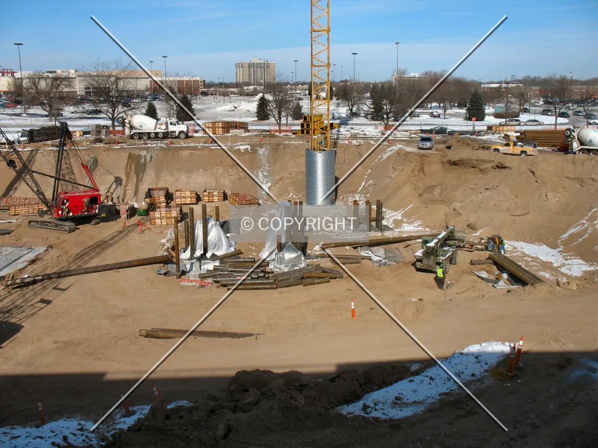 Site overview with Southdale Center and Edina Towers in the distance