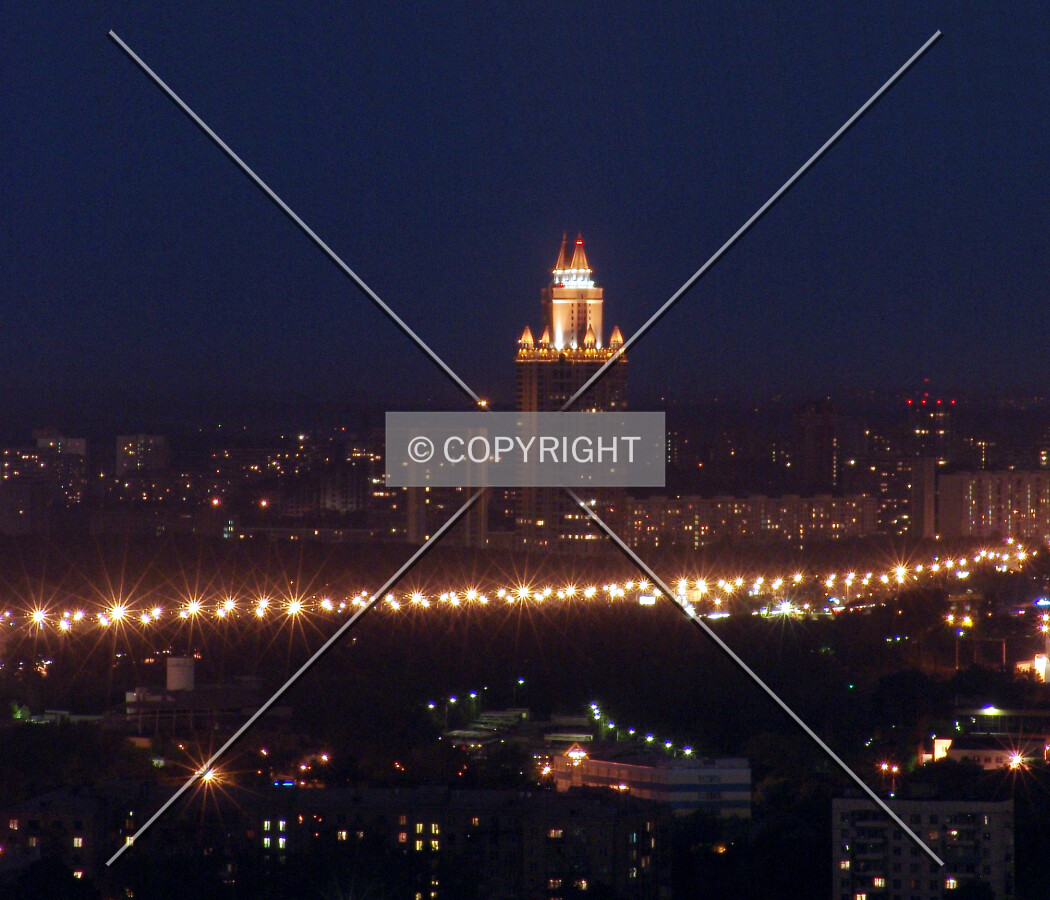 Distant view from the roof of Naberezhnaya Tower B