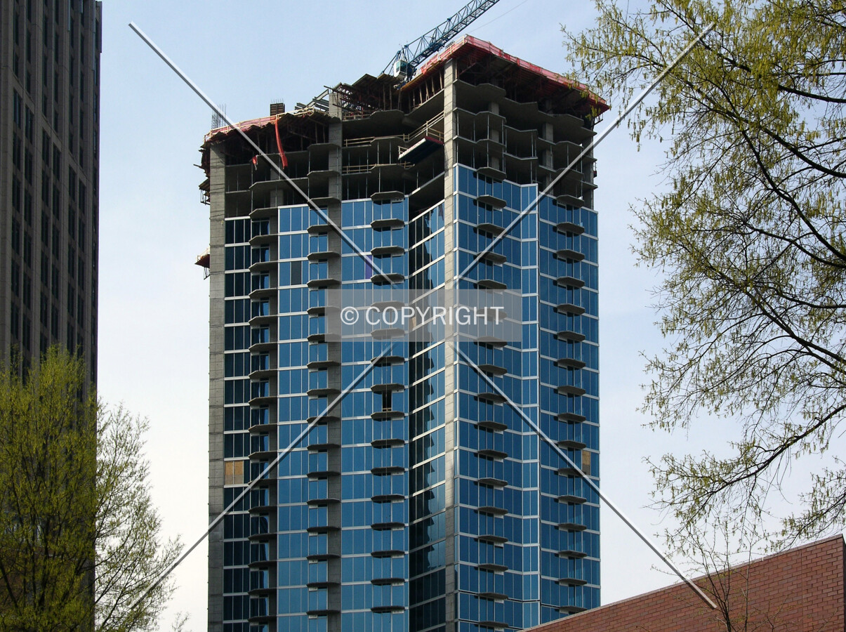 From North Tryon Street to the northeast