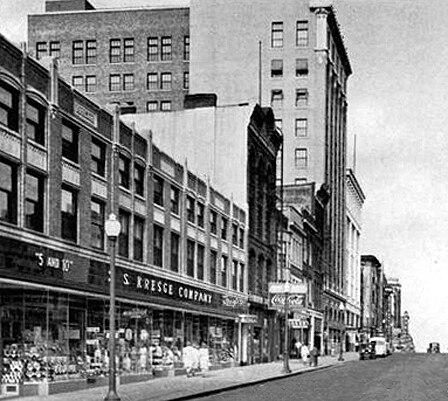 Vintage view from the northeast