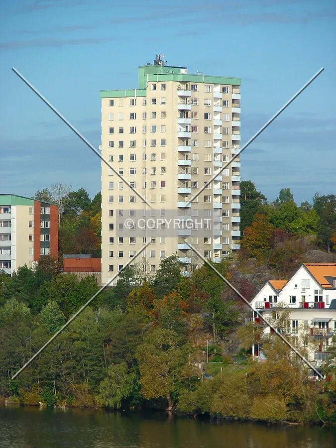 View from Hästhagsberget in the southeast