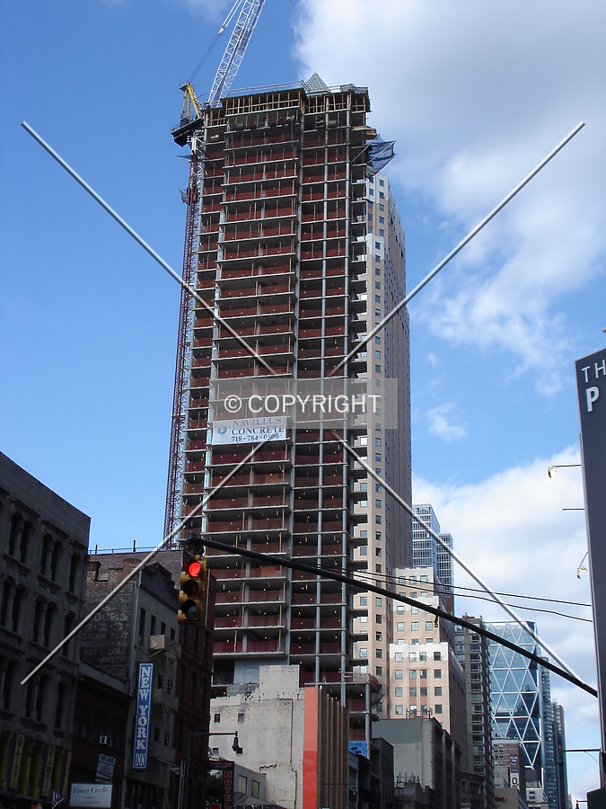 Looking up 8th Avenue
