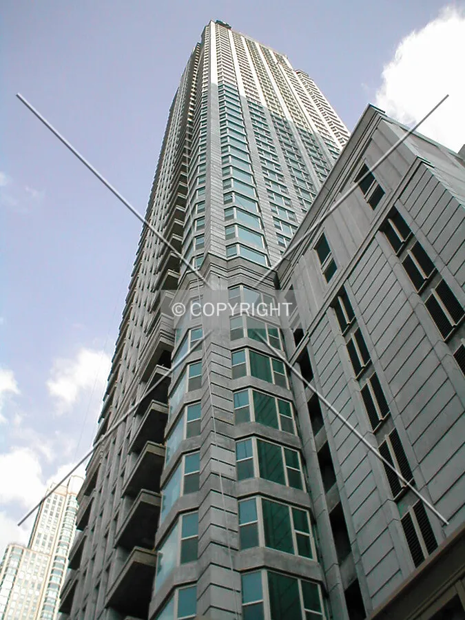 Exterior low angle Superior Street elevation