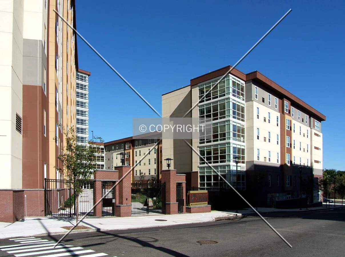 View from the southeast across Lock Street
