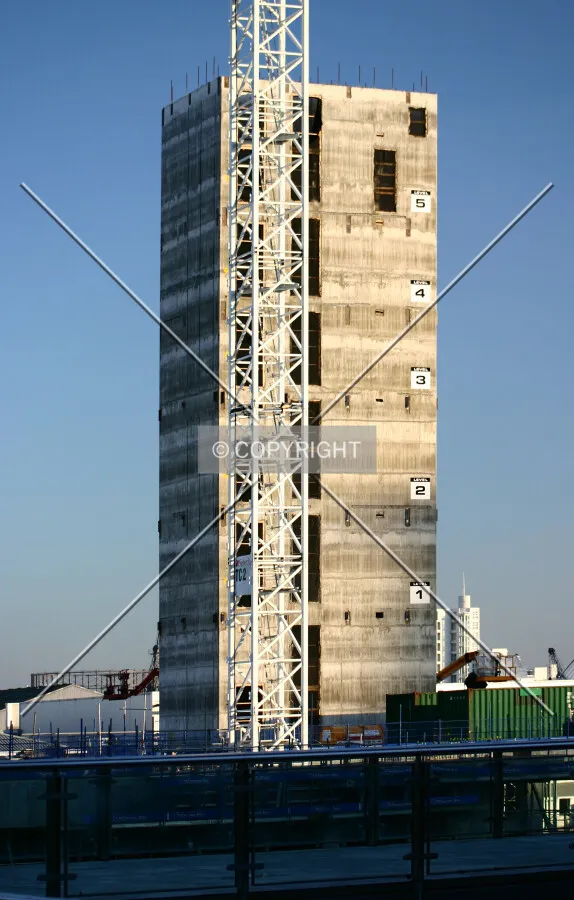 View east of a core