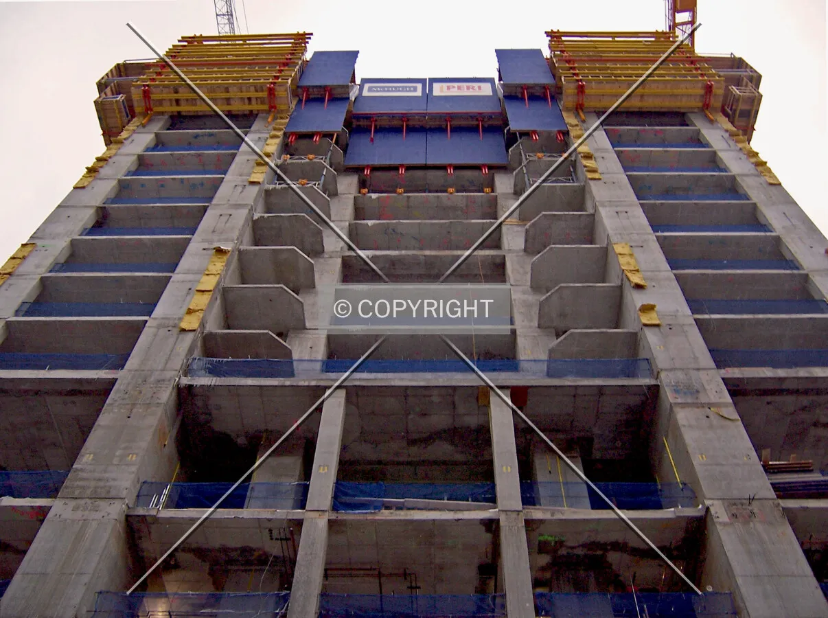 Looking up from Walton Street