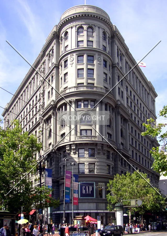 Looking northeast from Market Street