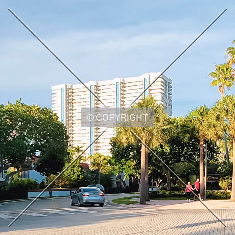 Distant view from the west; June 2, 2021