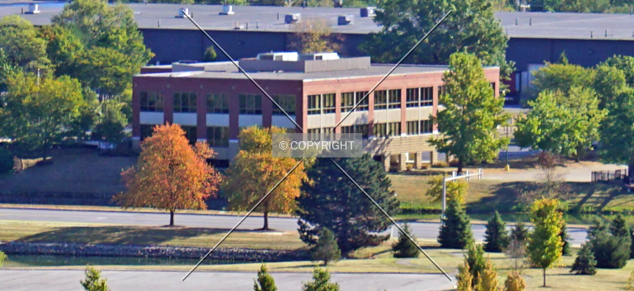 Distant view from the southwest; October 5, 2019