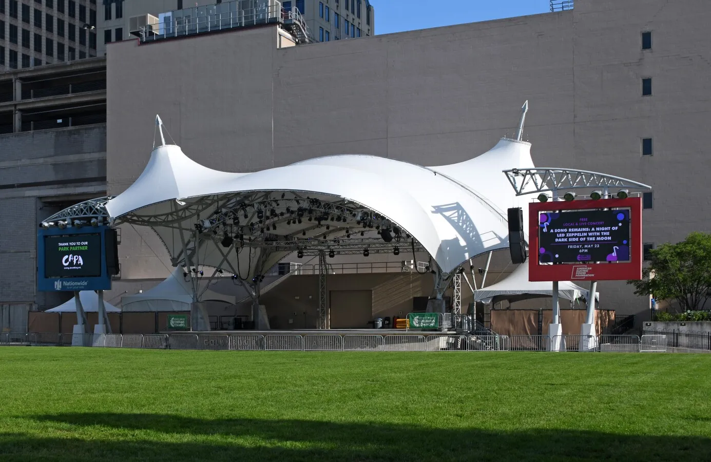 View from the southeast