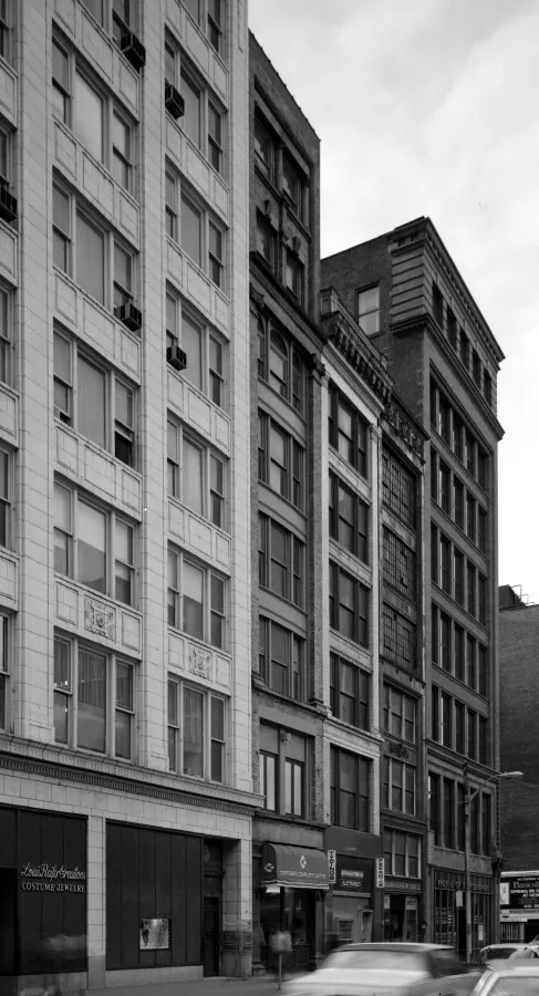 Vintage view from the northeast