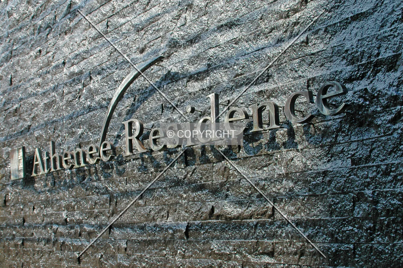 Signage at the front