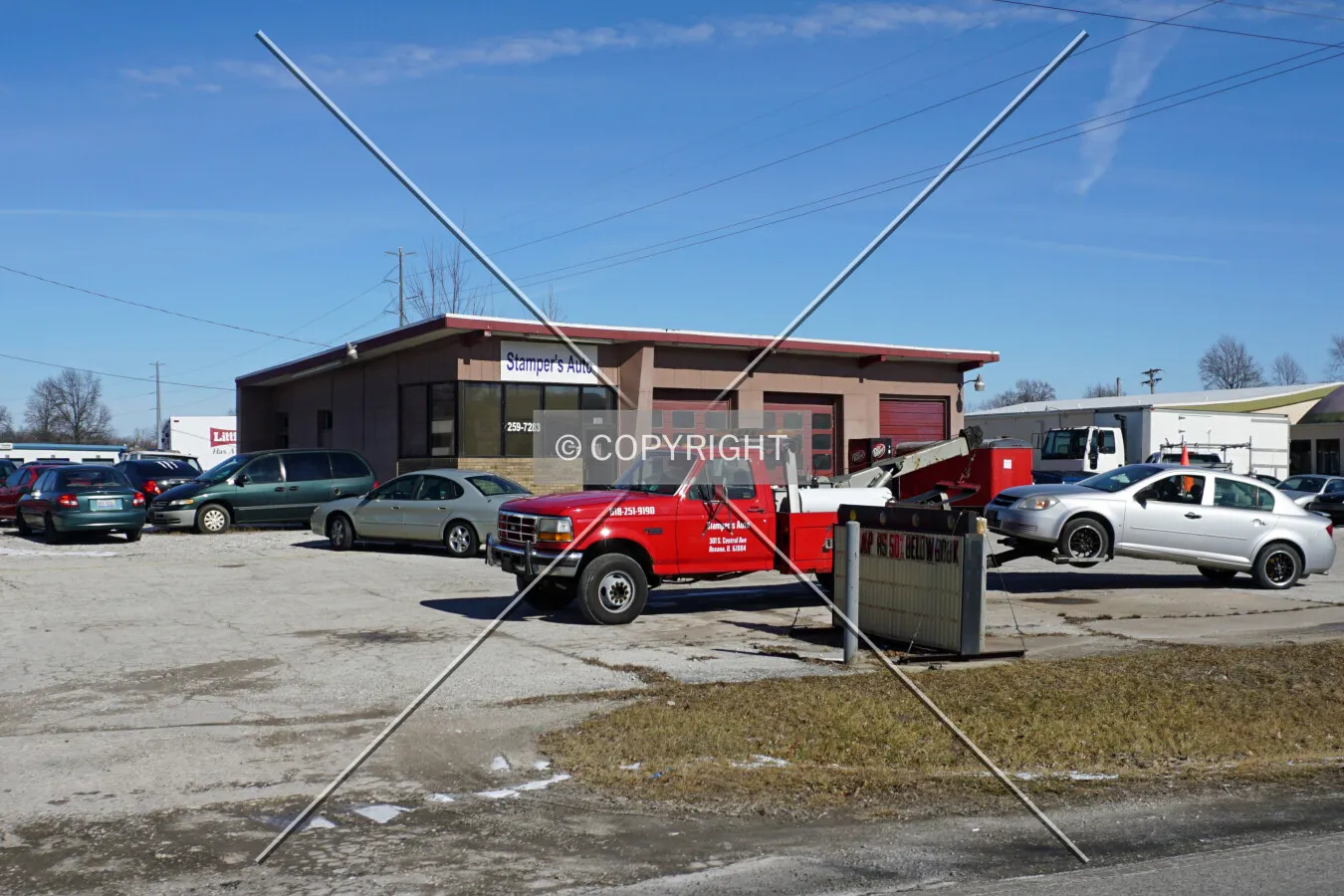View from the southwest; February 13, 2016