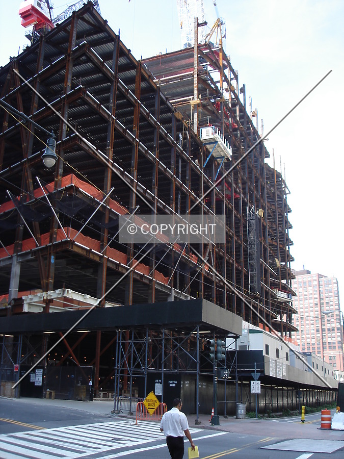 Front of building looking north