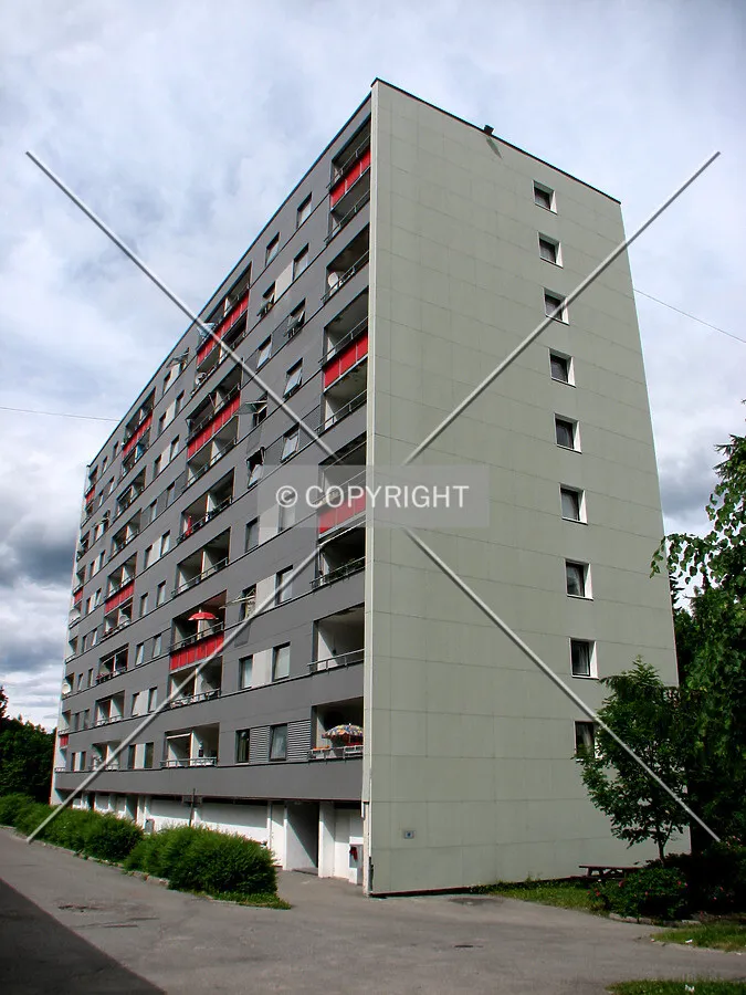 View of the southwest facade