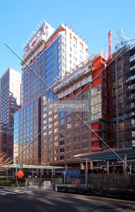 Viewed from the southwest along North End Avenue