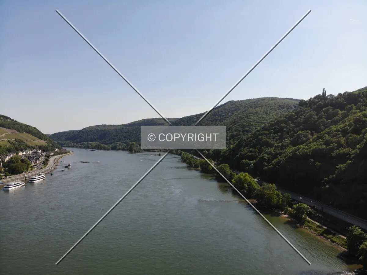 Above the rhine river