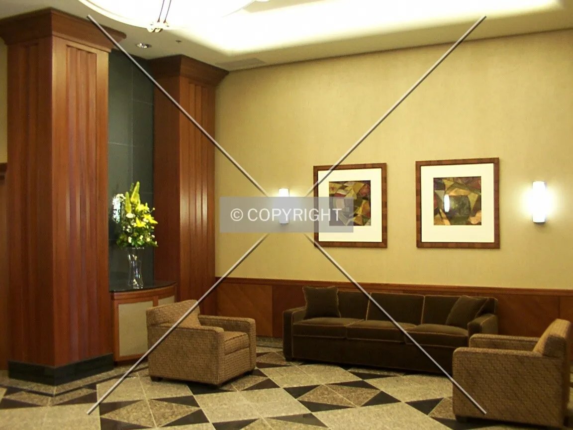 Lounge on north side of lobby