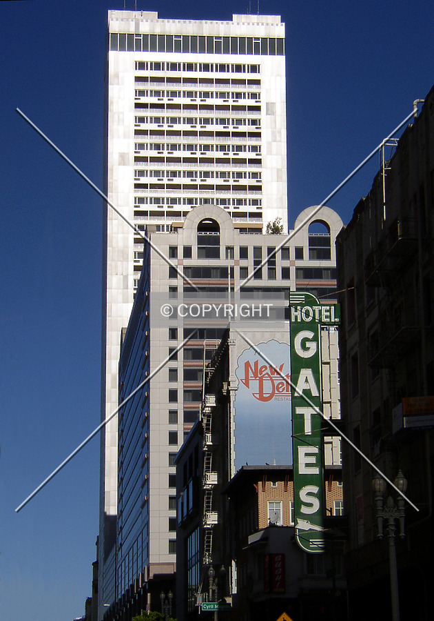 Looking west from Powell Street