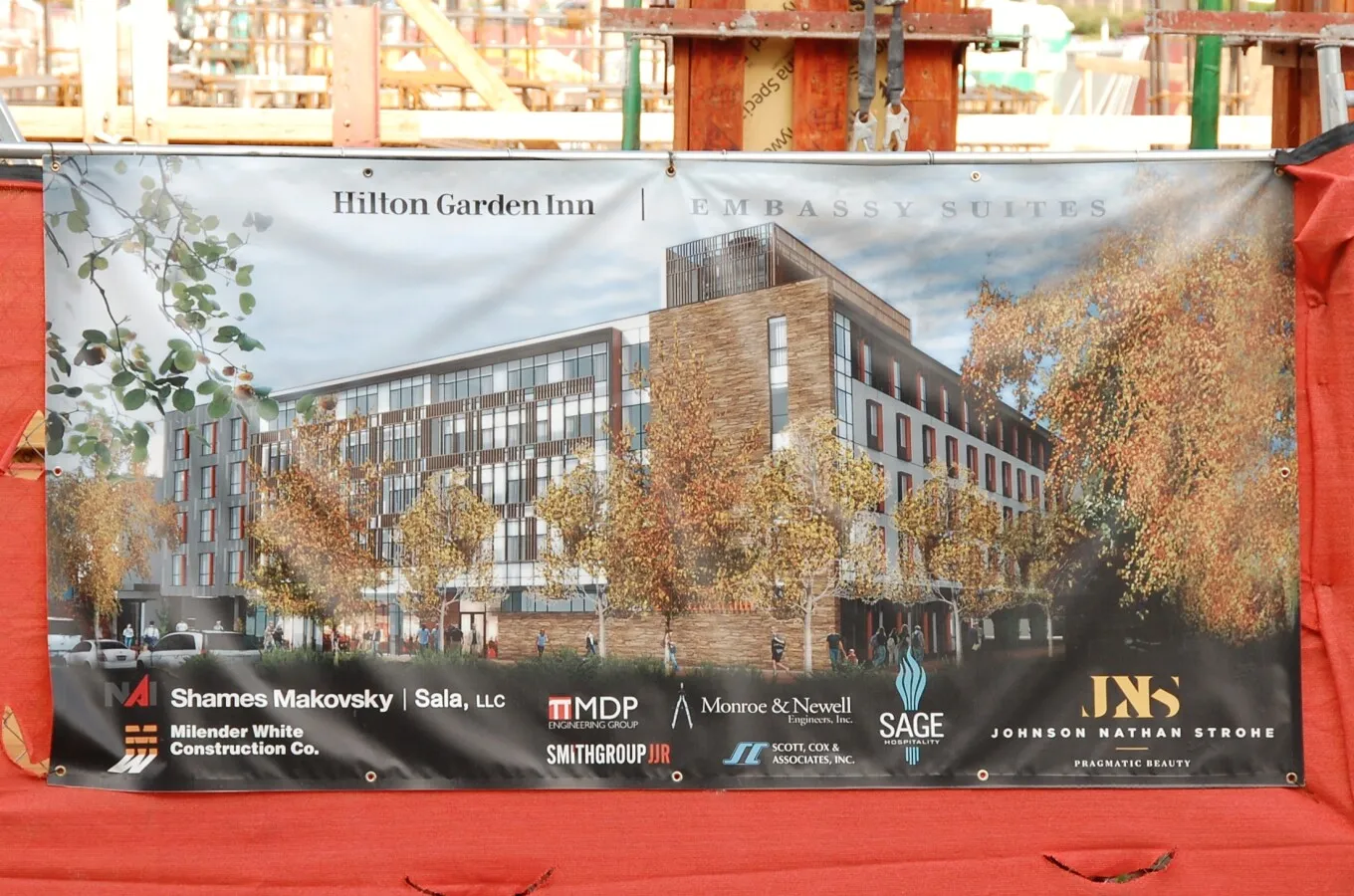 Construction banner