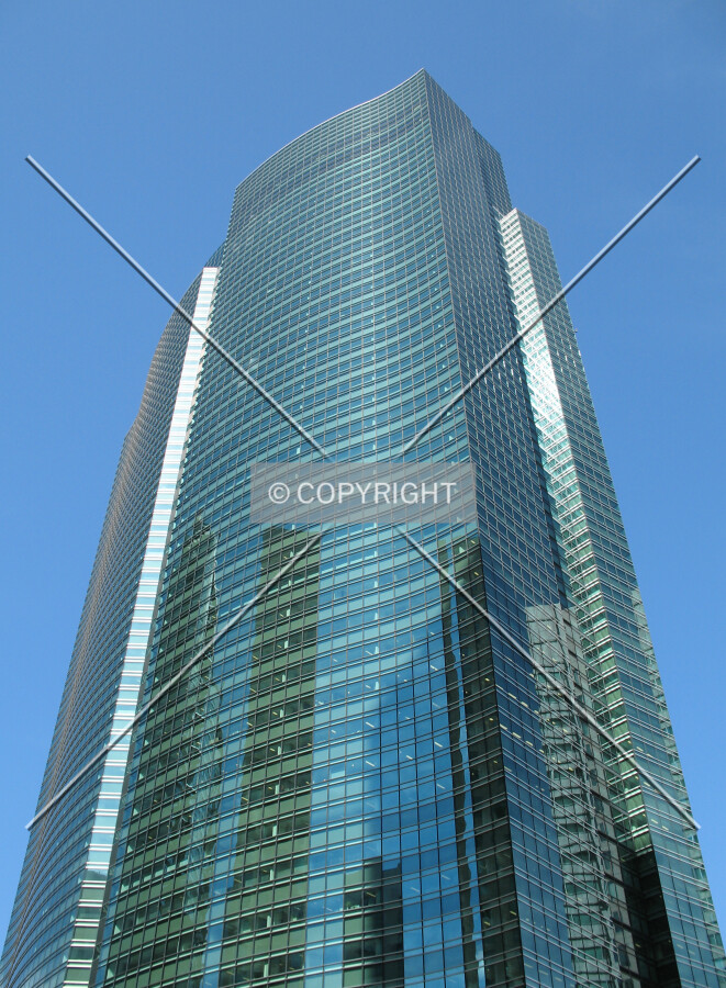 Looking up from the east