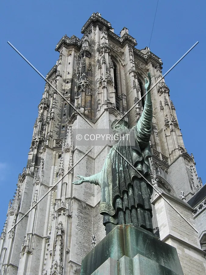 Looking up from the southeast