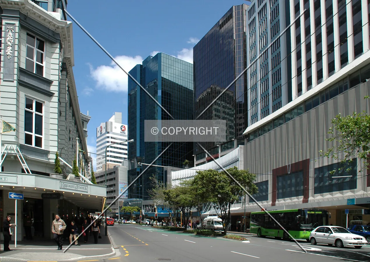 Lambton Quay shopping precinct