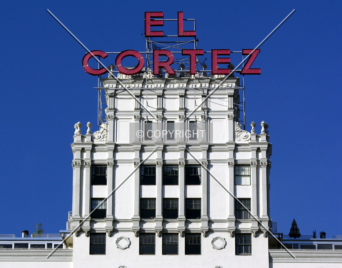 Signage from the southwest