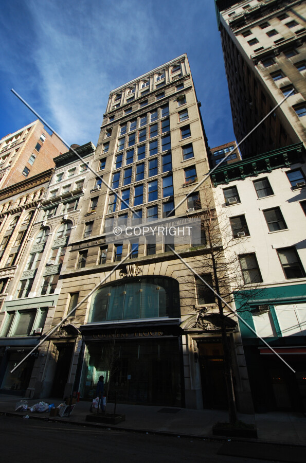 Looking up from East 16th Street