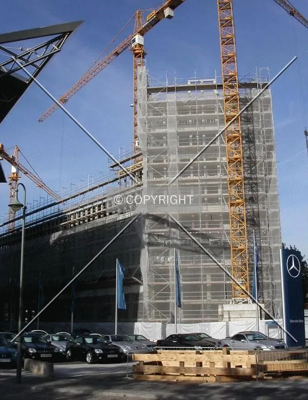 Front side of the building