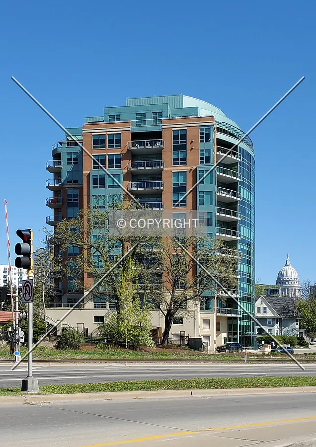 View from the south; May 9, 2020