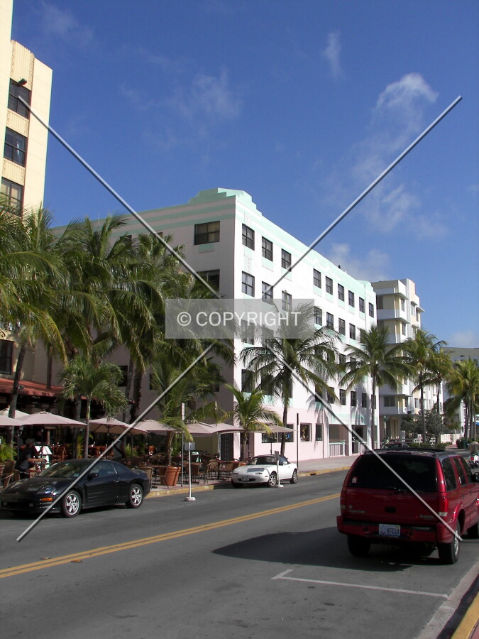 View from the south on Ocean Drive
