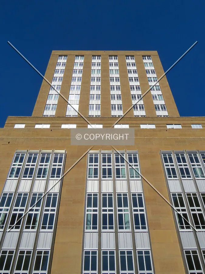 Looking up from Jackson Street