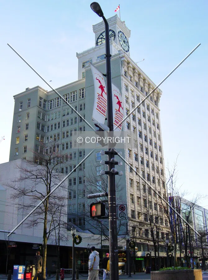 Looking up from Georgia Street