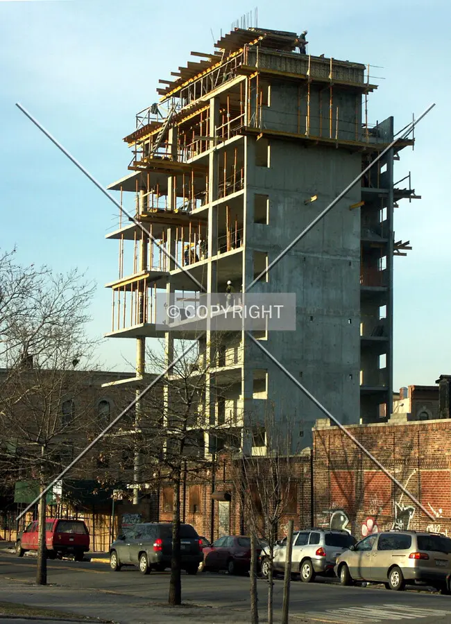 View from south across Manhattan Avenue