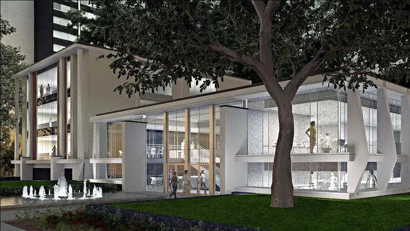 Rendering of proposed renovations