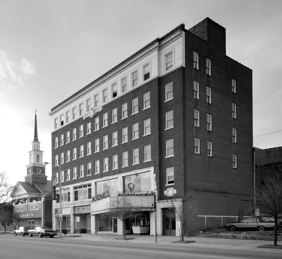 View from the southeast