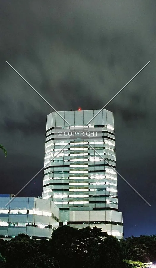 Clouds and tower